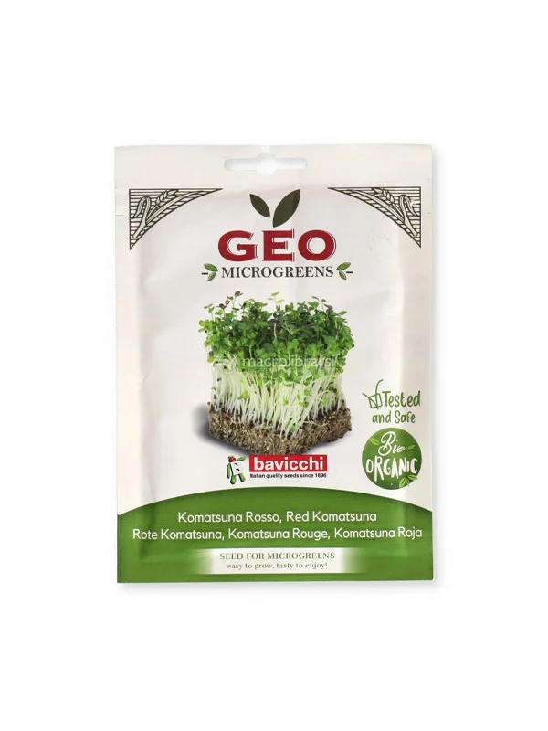 Geo Komatsuna Samen zum Keimen – Bio in einer 12g Packung