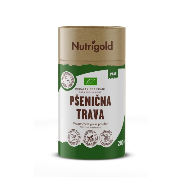 Nutrigold Weizengraspulver – Biologisch in einer 200g Packung
