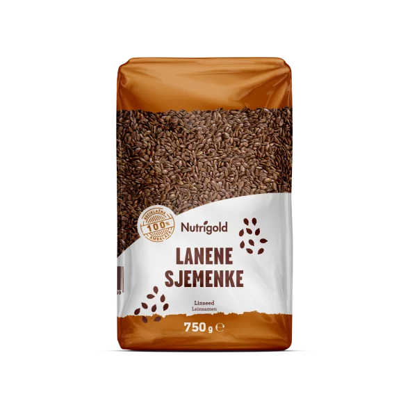 Nutrigold Leinsamen in einer 750 Gramm Packung