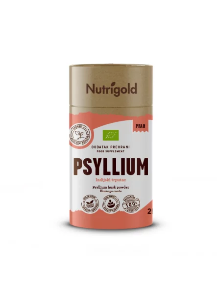 Nutrigold biologisches Flohsamenschalenpulver in einer 250g Packung