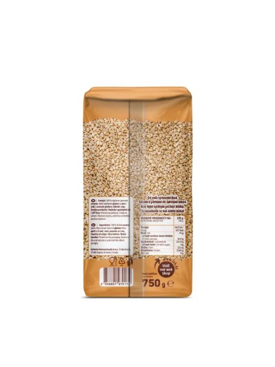 Nutrigold Sesamsamen in einer Packung von 750g