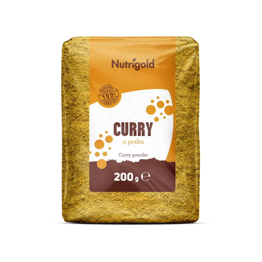 Nutrigold Curry Pulver in einer 200 Gramm Packung