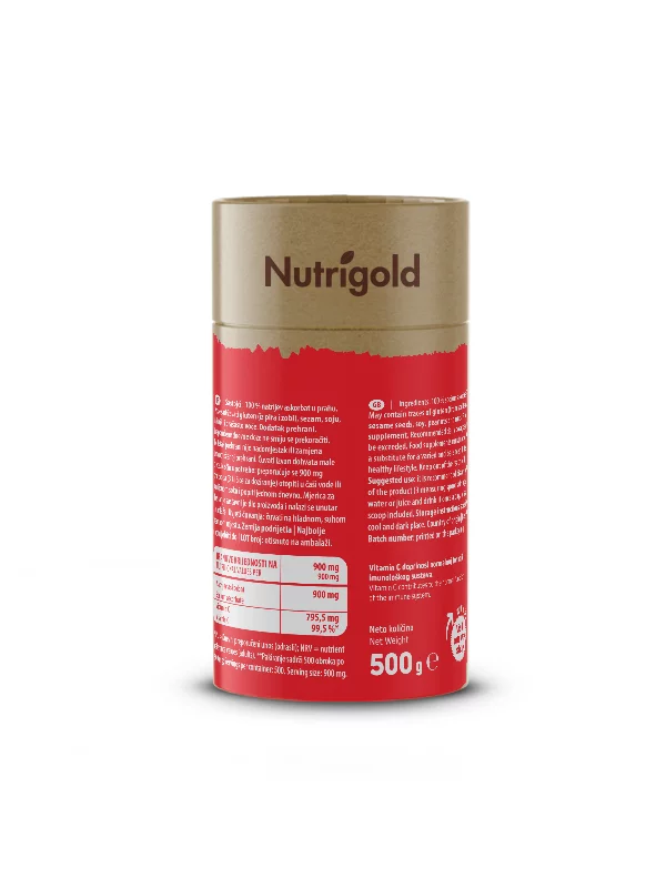 Nutrigold Natriumascorbat Pulver in einer 500 Gramm Packung