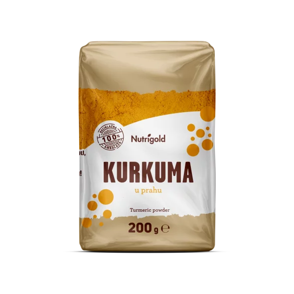 Nutrigold Kurkuma Pulver in einer 200 Gramm Packung