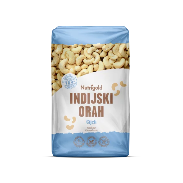 Nutrigold rohe Cashewkerne in einer 1000 Gramm Packung