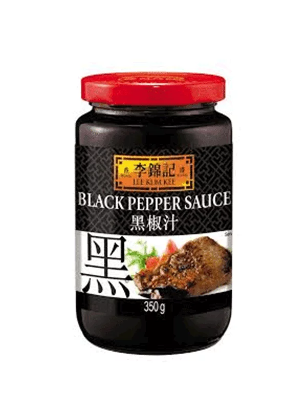 Le Kum Kee Schwarze Pfeffersauce im 350g Glas