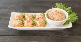 Veganes Thunfisch Rezept auf einem Teller