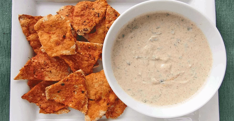 Joghurt-Dip – frisch, gesund und vielseitig einsetzbar Joghurt-Dip & Chips