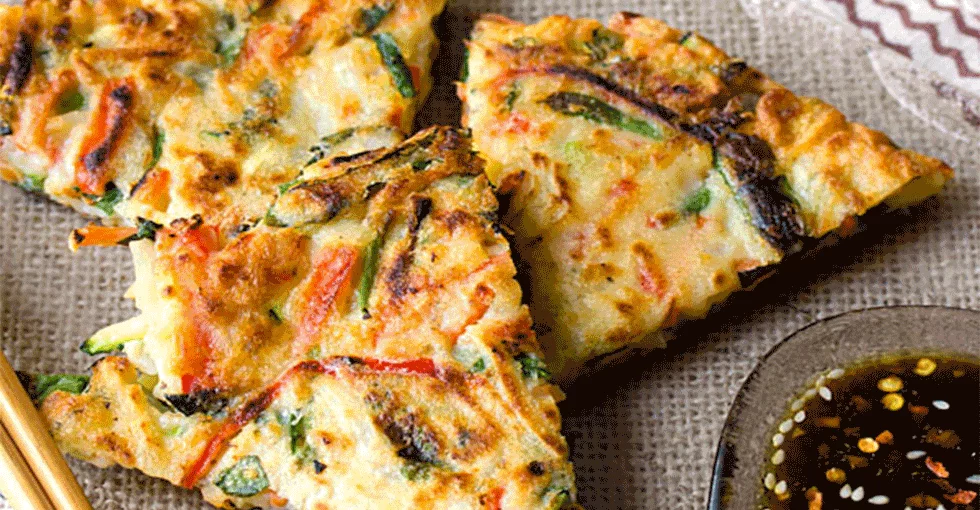 Pajeon – koreanische Mini-Pfannkuchen