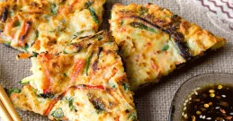 Pajeon – koreanische Mini-Pfannkuchen