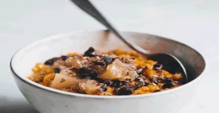 Haferflocken mit Kurkuma