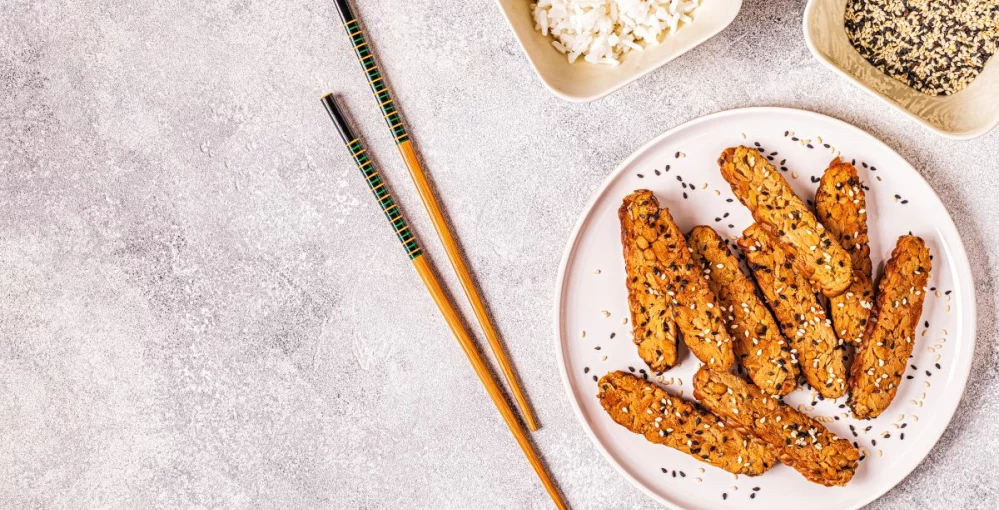 Tempeh mit Gewürzen