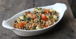 Dinkel mit Gemüse