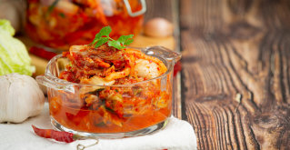Kimchi in einer Schüssel