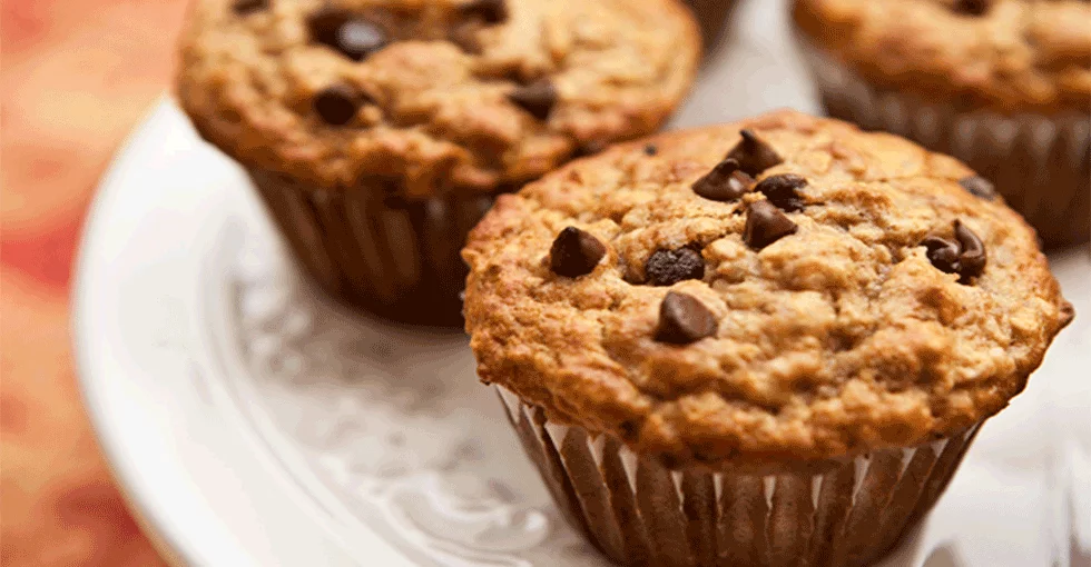Fitnessfreundliche Muffins Muffins am Teller