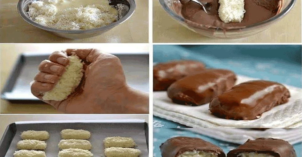 Selbstgemachtes Bounty mit nur 4 Zutaten – einfach & lecker