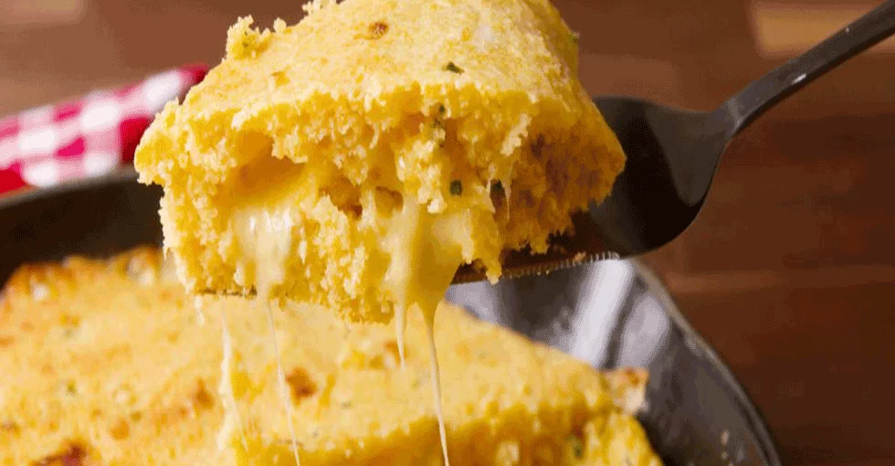 Polenta mit Mozzarella und Sesam