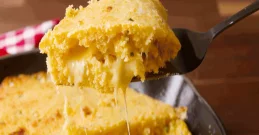 Polenta mit Mozzarella und Sesam