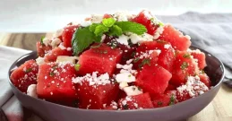 Wassermelonensalat mit Feta