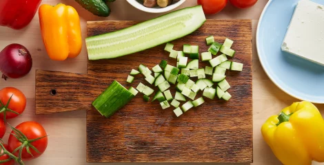 Perfekt gegartes Gemüse