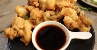 Champignons in Tempura