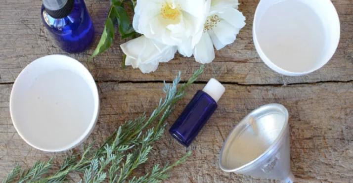 Natürliche Mittel am Tisch