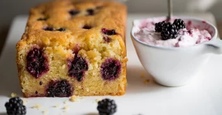 Sommerkuchen mit Brombeeren – fruchtig & leicht! Kuchen mit Brombeeren