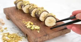 Süßes Sushi aus Banane und Schokolade – einfach & raffiniert