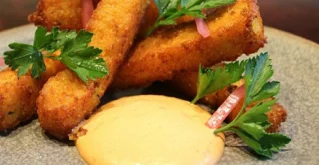 Polenta-Kroketten