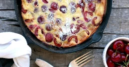 Clafoutis mit Kirschen