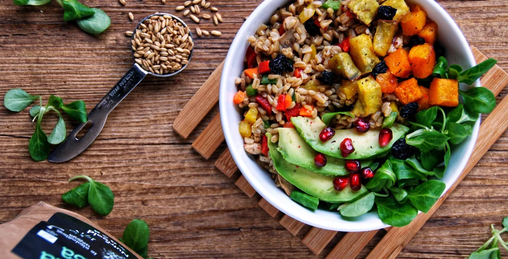 Salat mit Haferflocken