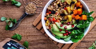 Salat mit Haferflocken