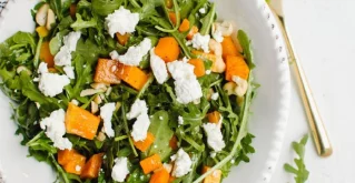 Kürbis & Feta Salat