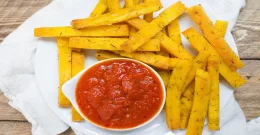 Polenta Pommes mit Dip