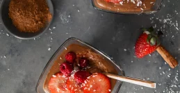 Schokoladenpudding aus Hirse