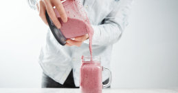 Proteinshake im Glas
