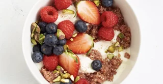 Cremige süße Quinoa mit Heidelbeeren – ein fruchtiges Rezept!