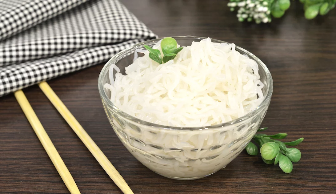 Leichte Pasta in einer Schüssel