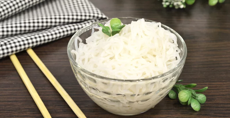 Leichte Pasta in einer Schüssel