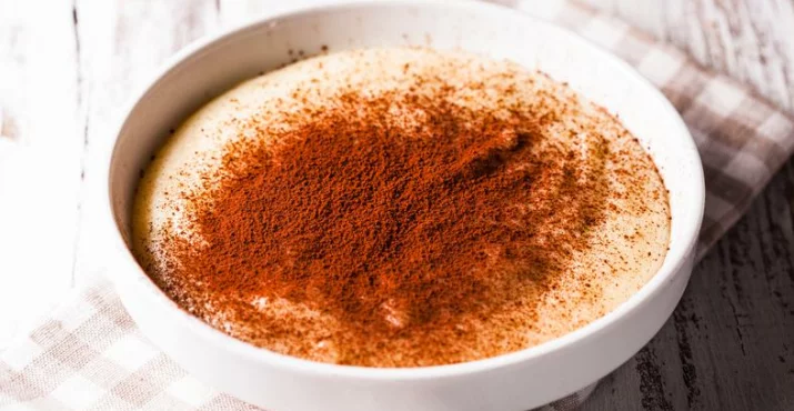 Grieß in einer Schüssel