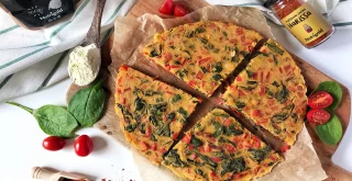 Gemüse-Socca: Herzhaftes Ofengericht für ein unkompliziertes Mittagessen!