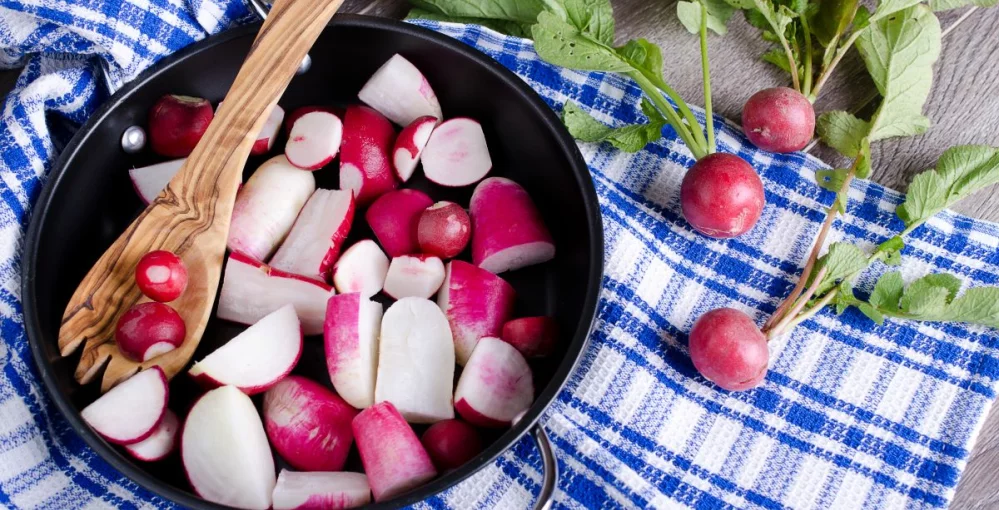 Radieschen aus dem Ofen