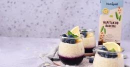 Tapiokapudding mit Heidelbeeren