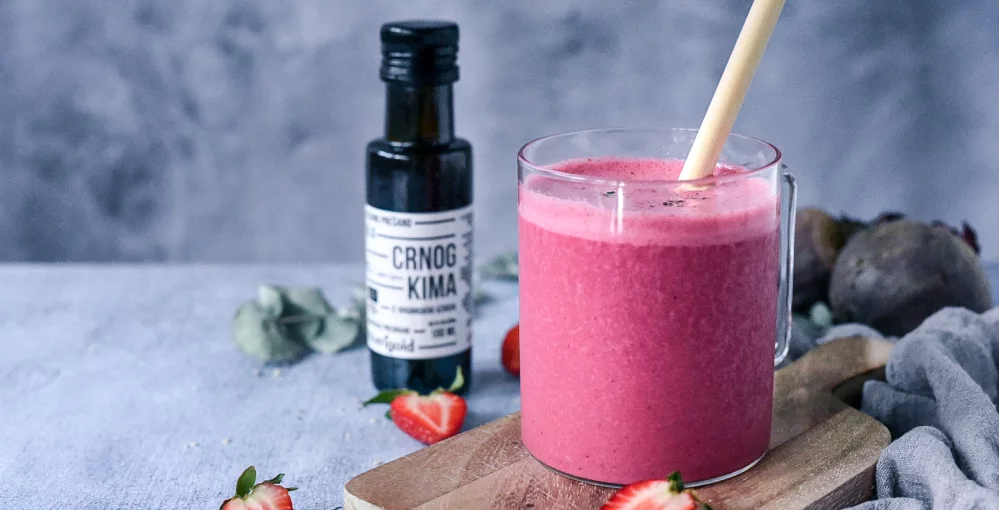 Smoothie mit Hanfsamen und Schwarzkümmelöl