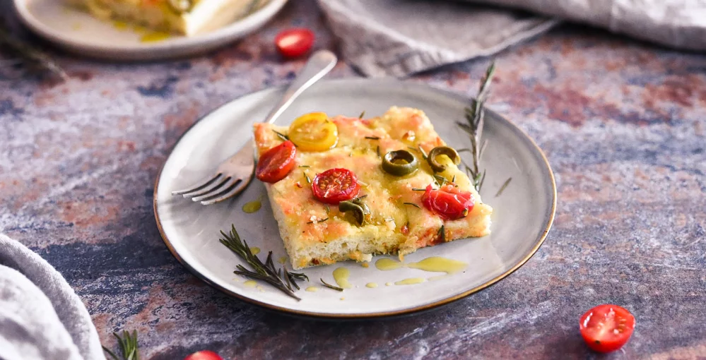 Focaccia mit Dinkelmehl