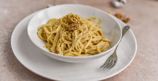 Spaghetti mit geröstetem Blumenkohl