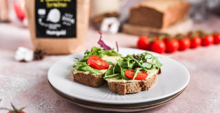 Ein Roggenbrot-Sandwich