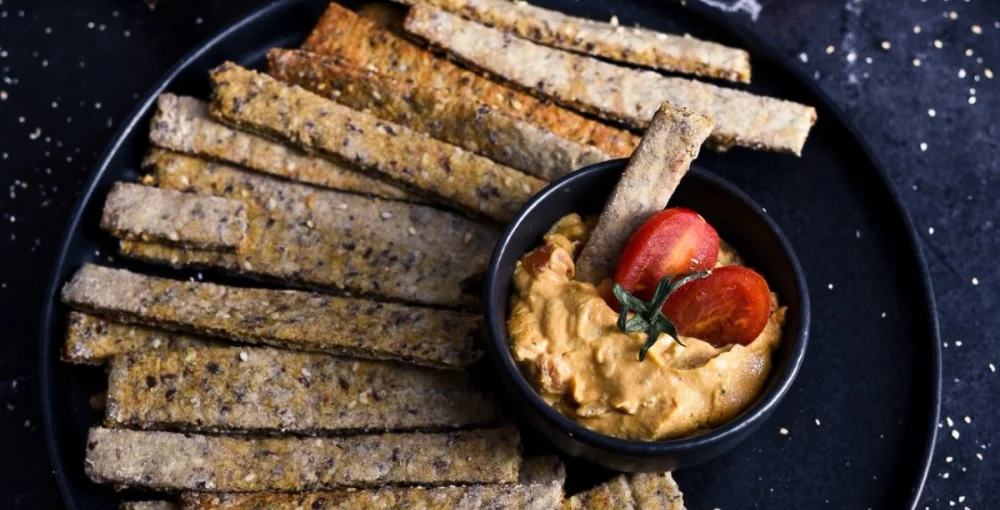 Vollkorn-Snacksticks mit Saaten