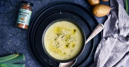 Suppe mit Lauch & Kartoffeln