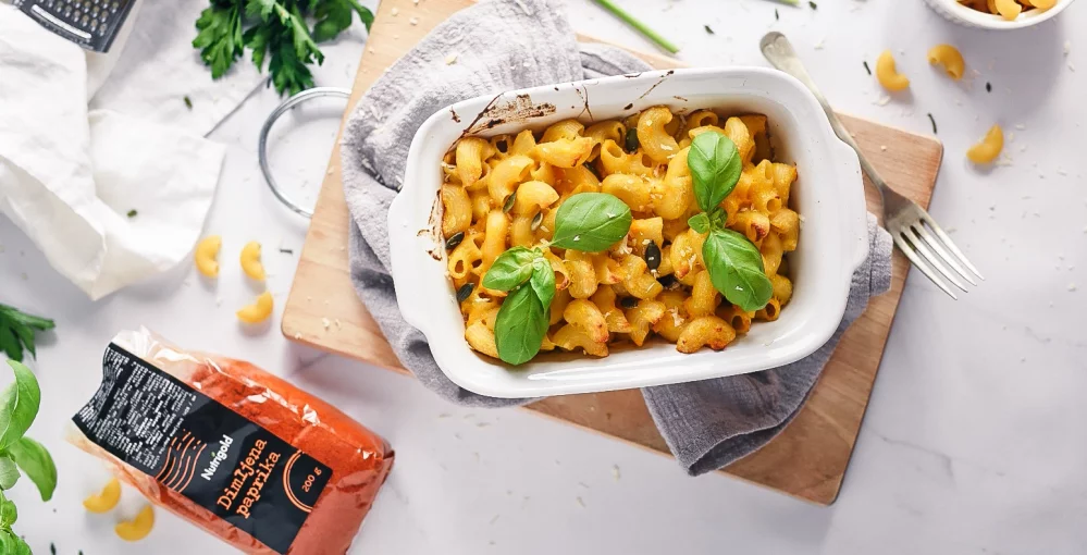 Pasta mit Kürbis und Käse